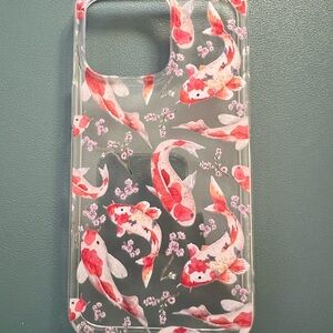 Koi Fish Design Phone Case - Red and White - iPhone 13 PRO